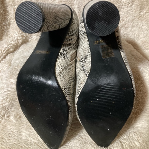 Faux leather snake skin boots Sz 8.5 - Picture 4 of 7